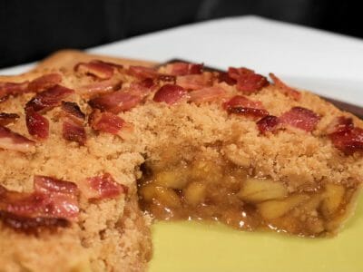 Apple Pie with Candied Bacon