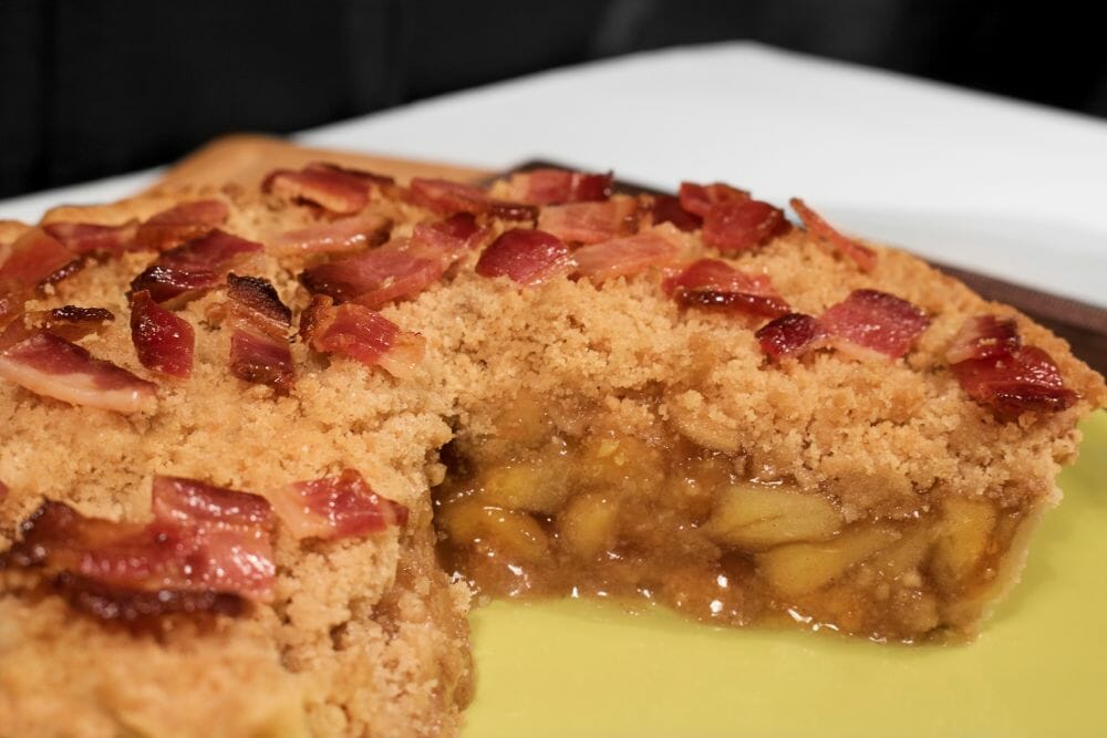 Apple Pie with Candied Bacon