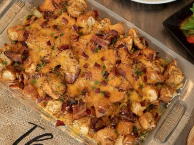 Bacon Beer Cheese Stuffing