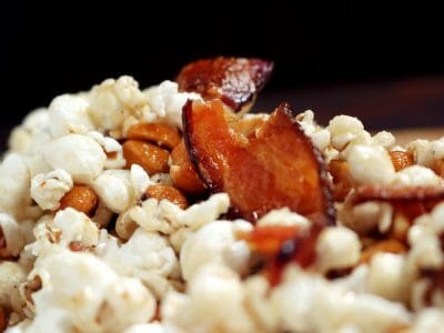 Candied Bacon Popcorn