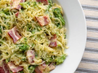 Cloverdale Bacon Garlic Spaghetti Squash