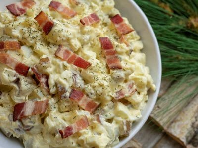 Creamy Potato Salad with Bacon