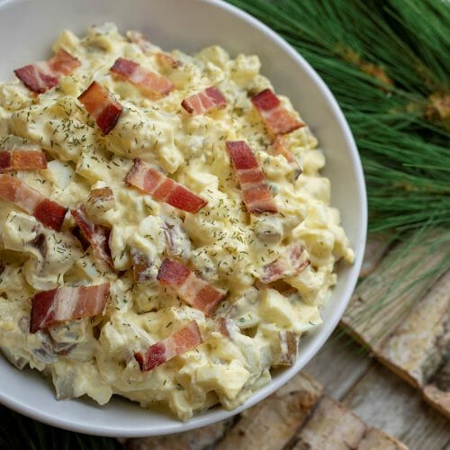 Creamy Potato Salad with Bacon Cloverdale Foods
