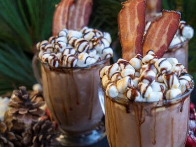 Kahlua Hot Chocolate with Cloverdale Bacon